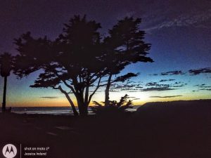 jalama sunset campsite view